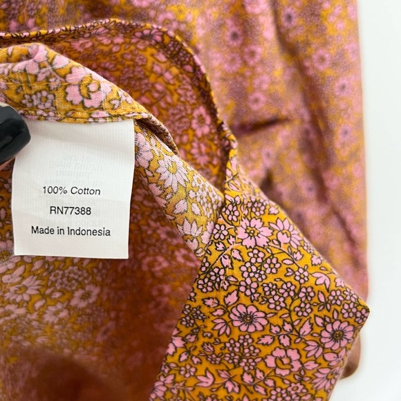 J. Crew Rust Floral Blouse - Picture 10 of 10
